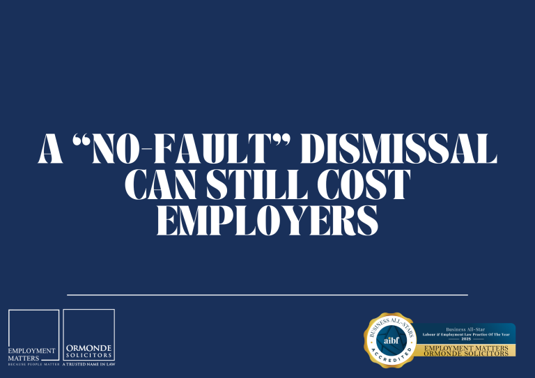 A “No-Fault” Dismissal Can Still Cost Employers