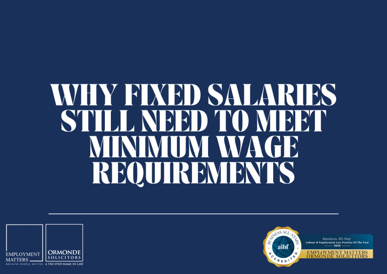 Why Fixed Salaries Still Need to Meet Minimum Wage Requirements