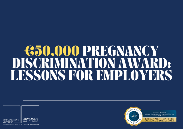 €50,000 Pregnancy Discrimination Award: Lessons for Employers